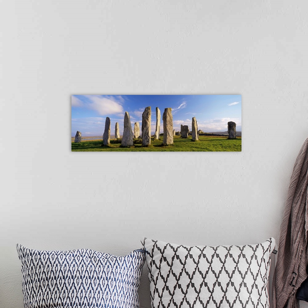 A bohemian room featuring Standing stones of Callanish, Isle of Lewis, Outer Hebrides, Scotland, UK