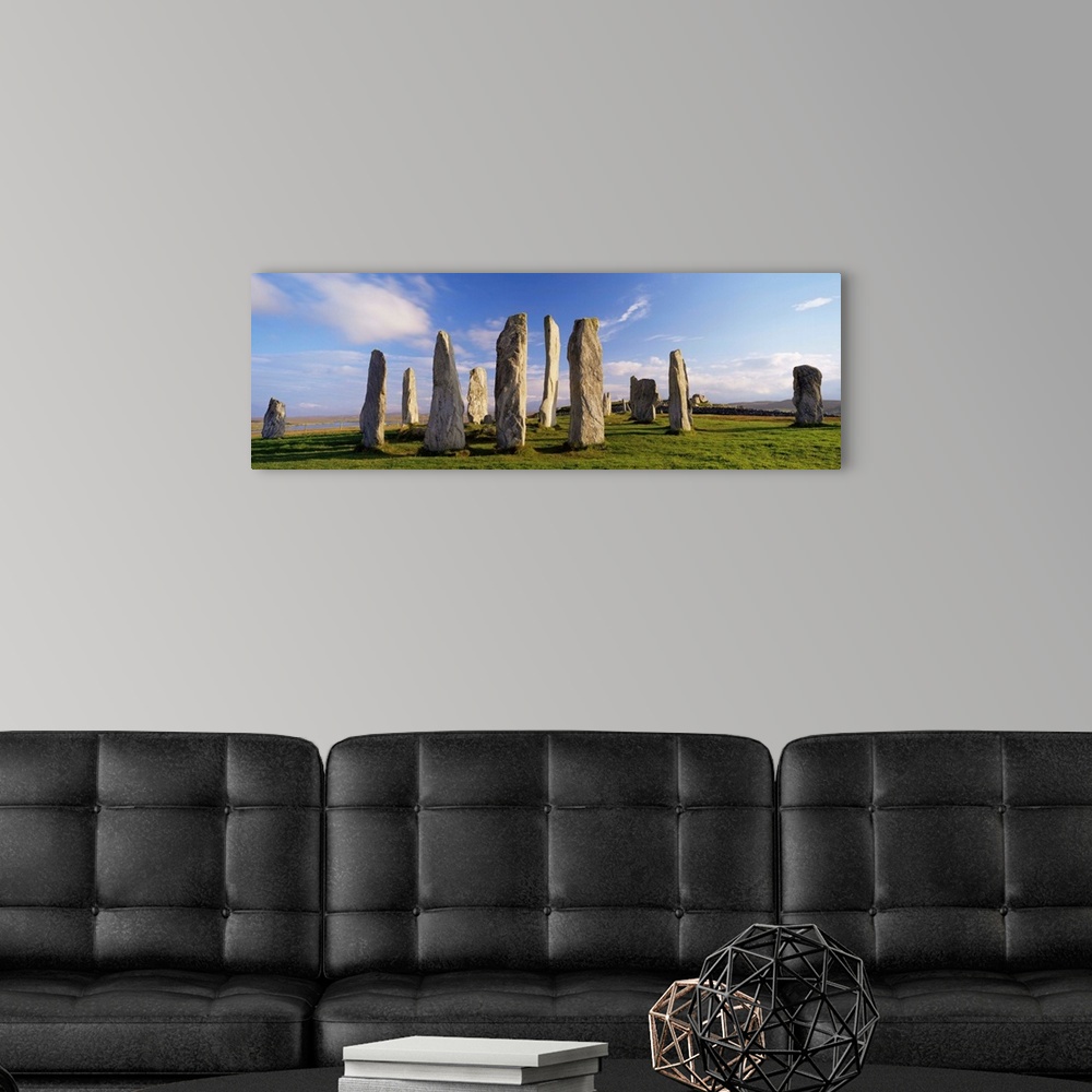 A modern room featuring Standing stones of Callanish, Isle of Lewis, Outer Hebrides, Scotland, UK