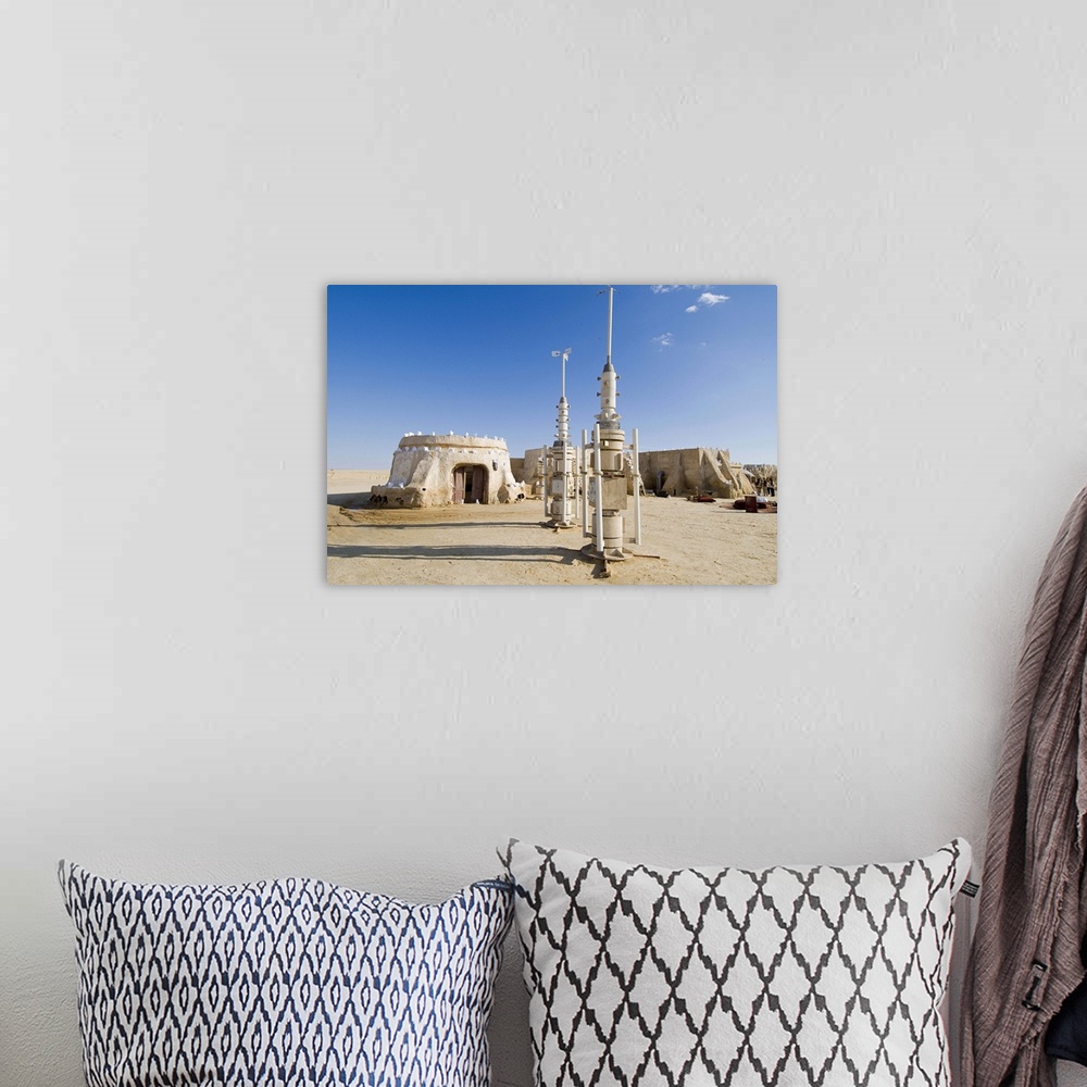 A bohemian room featuring Star Wars set, Chott el Gharsa, Tunisia, North Africa, Africa