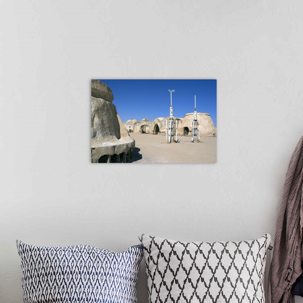 A bohemian room featuring Star Wars set, near Nefta, Tunisia, Africa