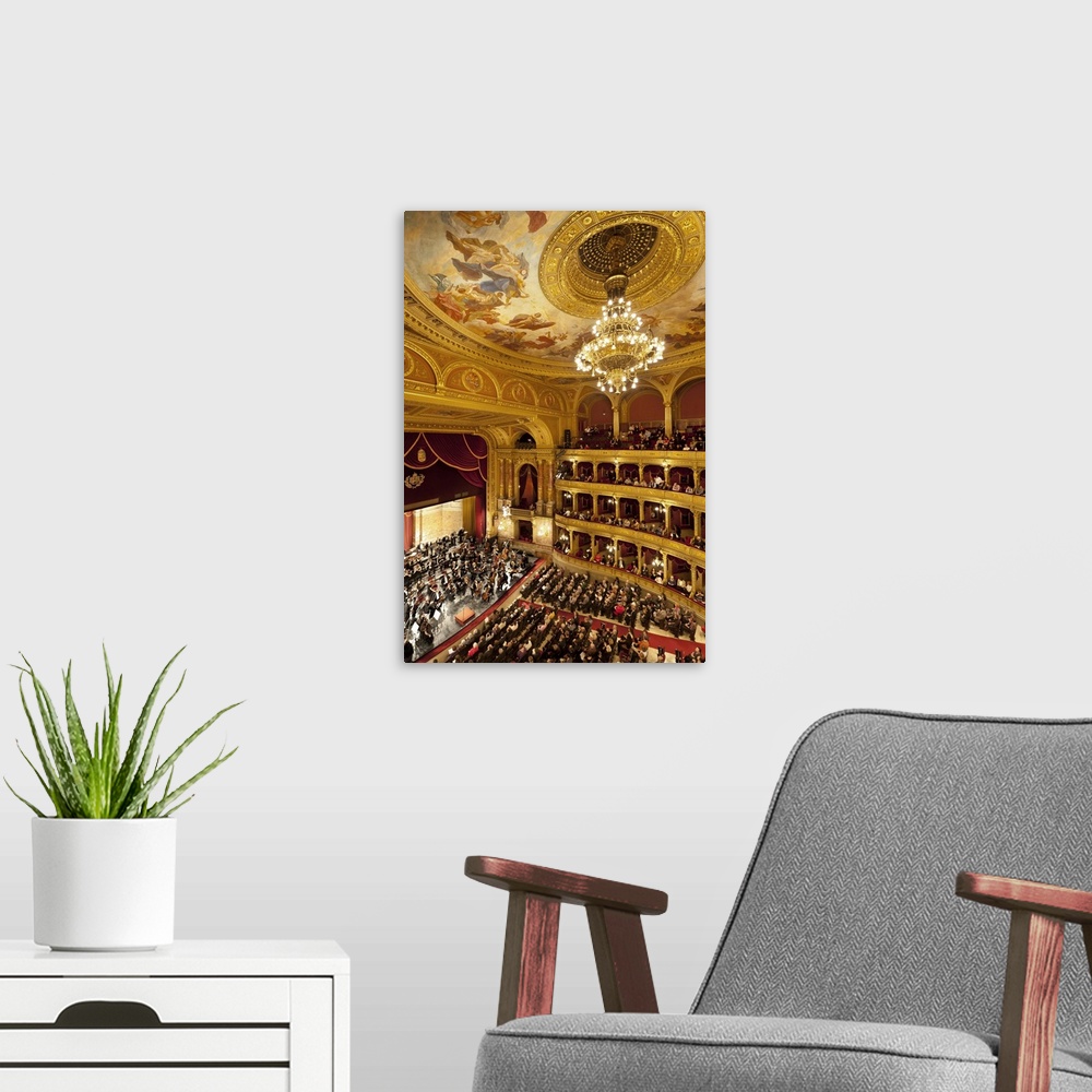 A modern room featuring State Opera House with Budapest Philharmonic Orchestra, Budapest, Hungary