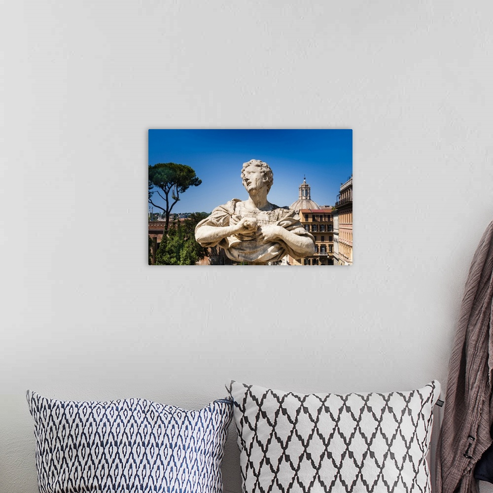 A bohemian room featuring Statue at the Gardens of Villa Aldobrandini, UNESCO World Heritage Site, Rome, Lazio, Italy, Europe