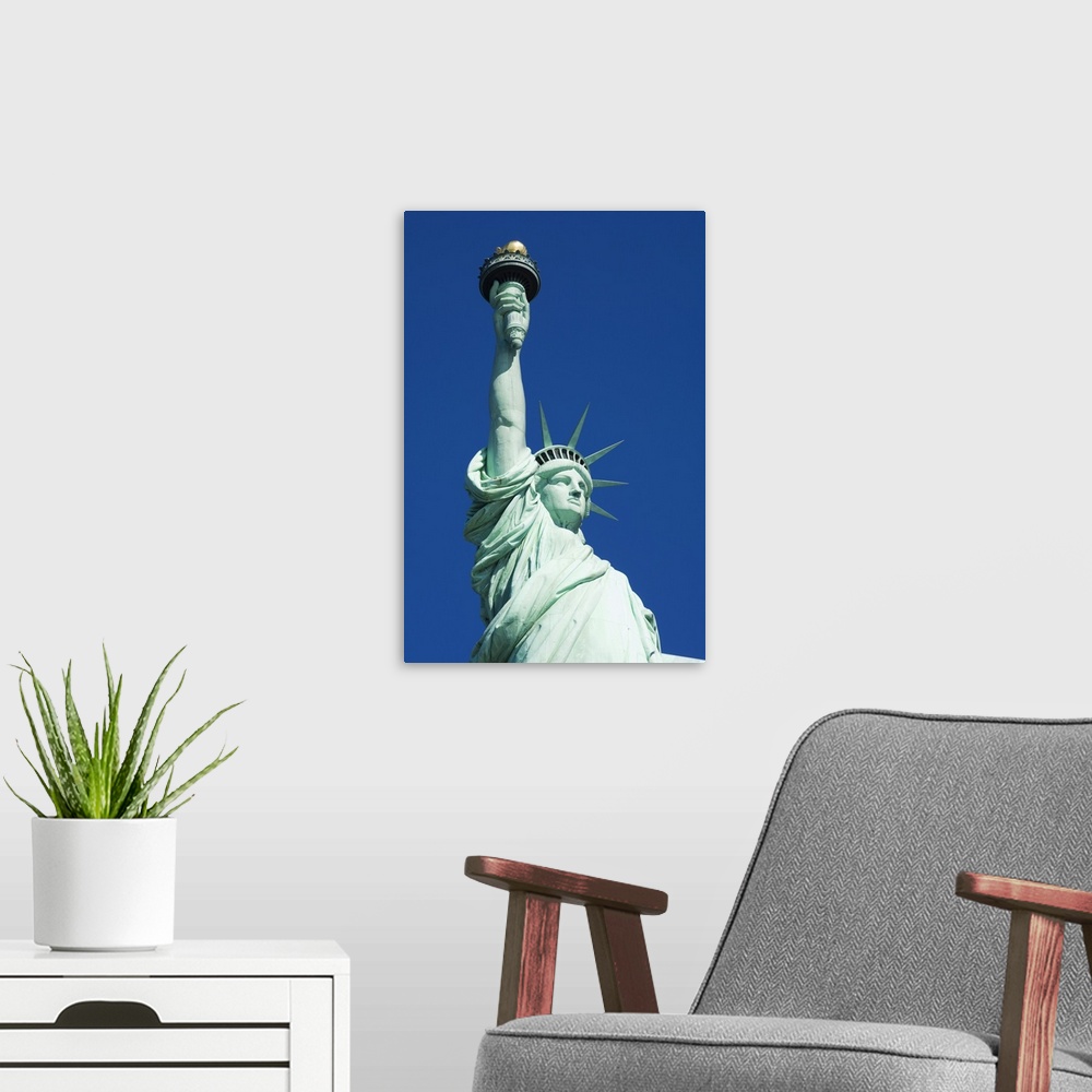 A modern room featuring Statue of Liberty, Liberty Island, New York City, New York, USA