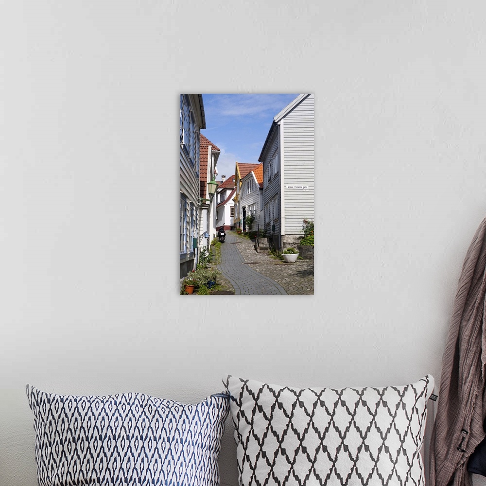 A bohemian room featuring Strandsiden district, Bergen, Hordaland, Norway, Scandinavia, Europe