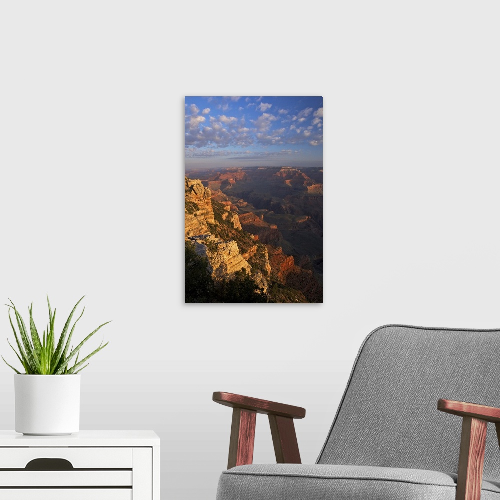 A modern room featuring Sunrise at Mather Point, South Rim, Grand Canyon National Park, Arizona