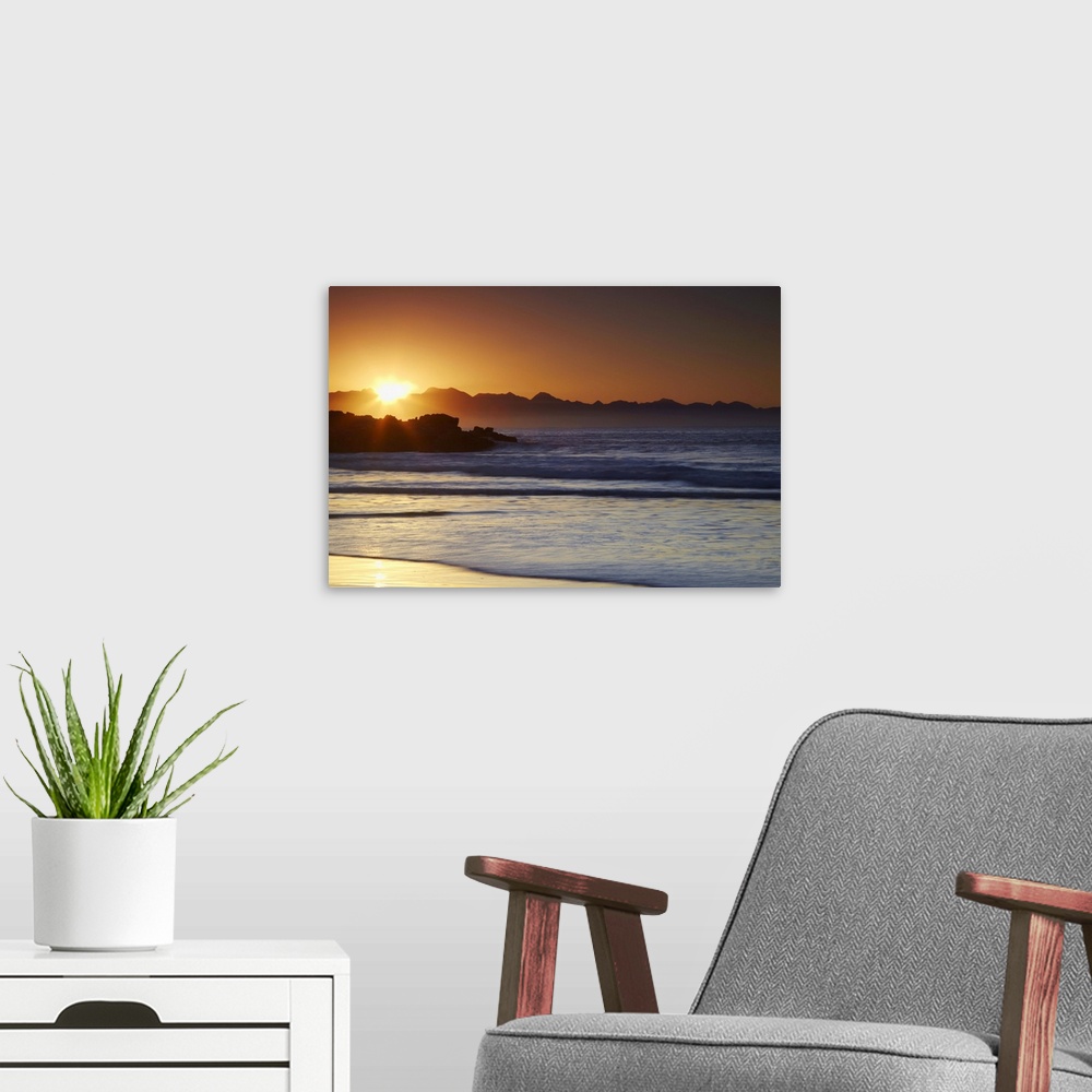 A modern room featuring Sunrise at Plettenberg Bay, Western Cape, South Africa, Africa