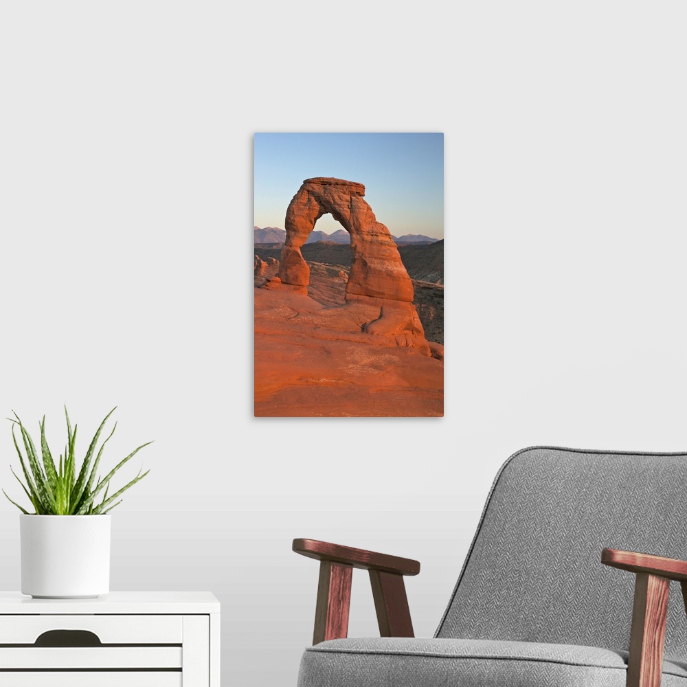 A modern room featuring Sunset at Delicate Arch, Arches National Park, Moab, Utah