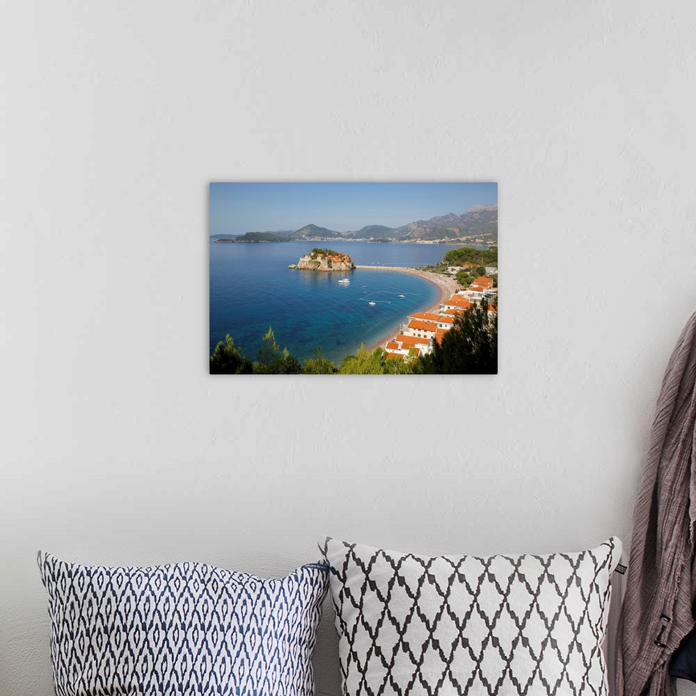 A bohemian room featuring Sveti Stefan, Budva Bay, Budva Riviera, Montenegro, Europe