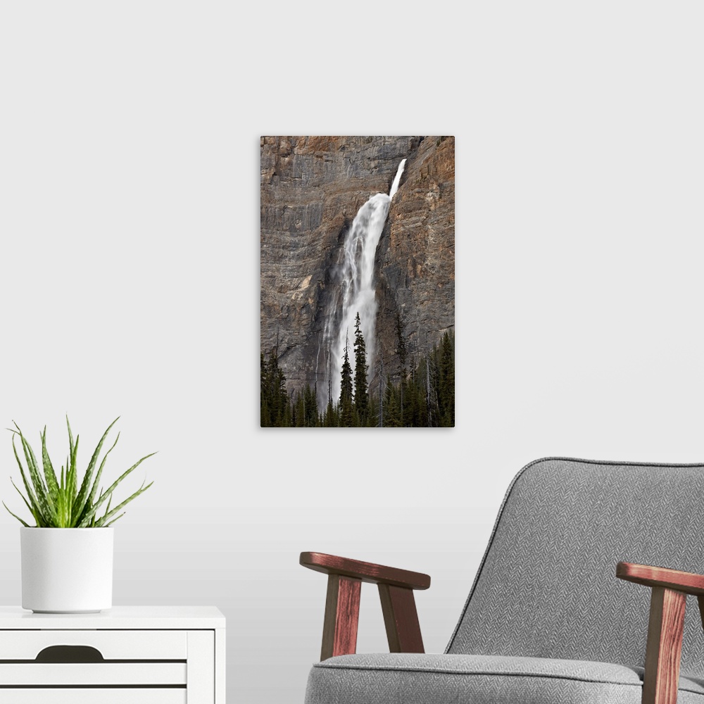 A modern room featuring Takakkaw Falls, Yoho National Park, Canada
