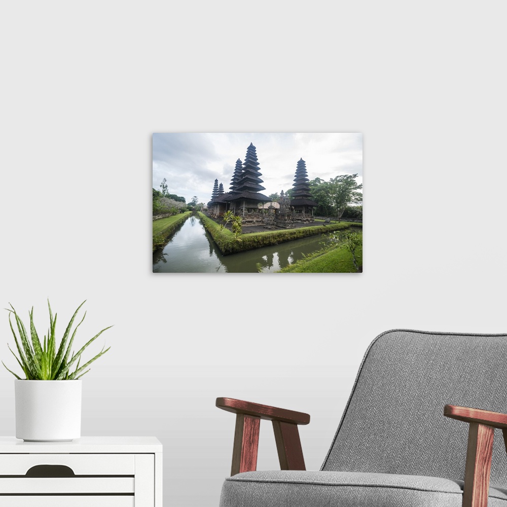 A modern room featuring Taman Ayun temple, Bali, Indonesia, Southeast Asia