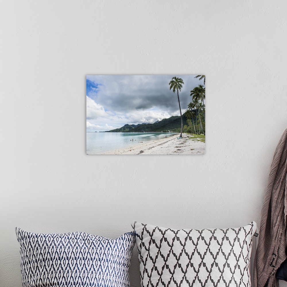 A bohemian room featuring Temae public beach, Moorea, Society Islands, French Polynesia