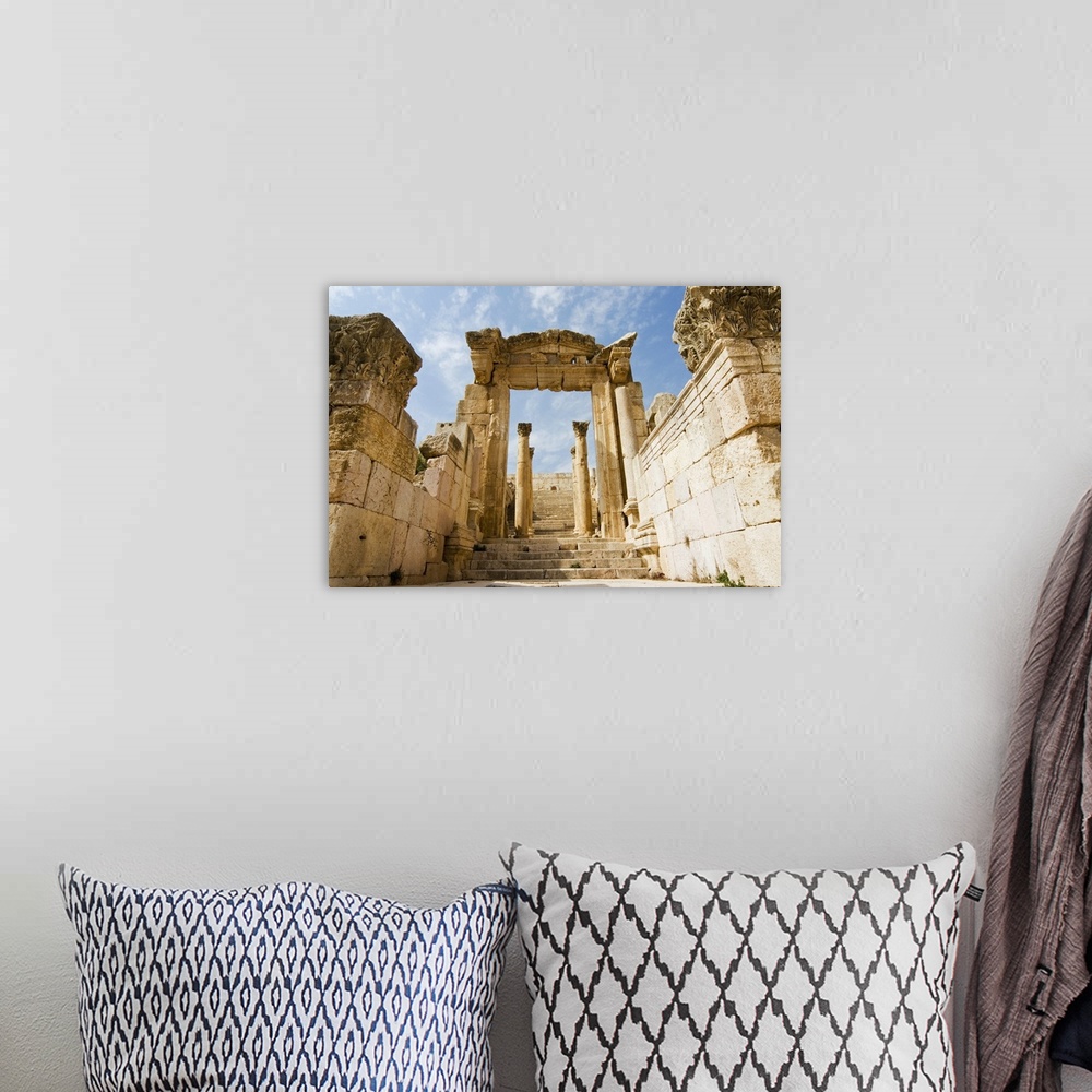 A bohemian room featuring Tha Cathedral, Jerash (Gerasa), a Roman Decapolis city, Jordan, Middle East