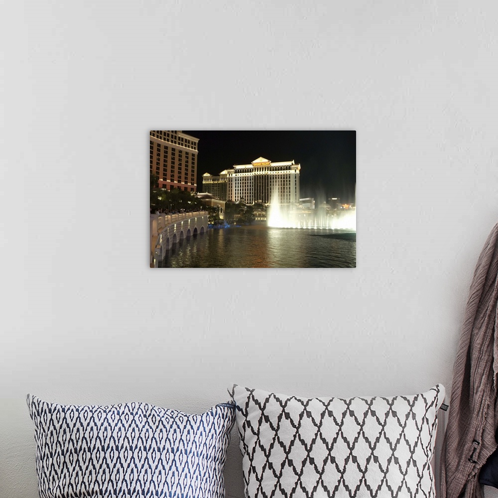 A bohemian room featuring The Bellagio Hotel, Las Vegas, Nevada