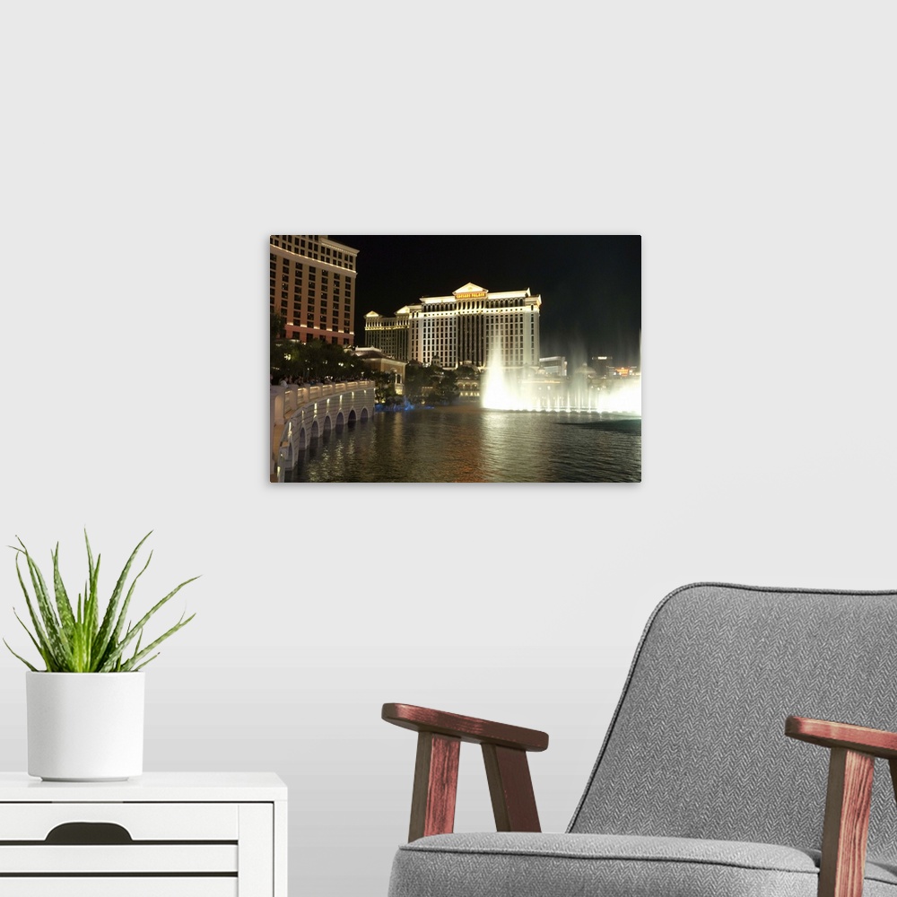 A modern room featuring The Bellagio Hotel, Las Vegas, Nevada