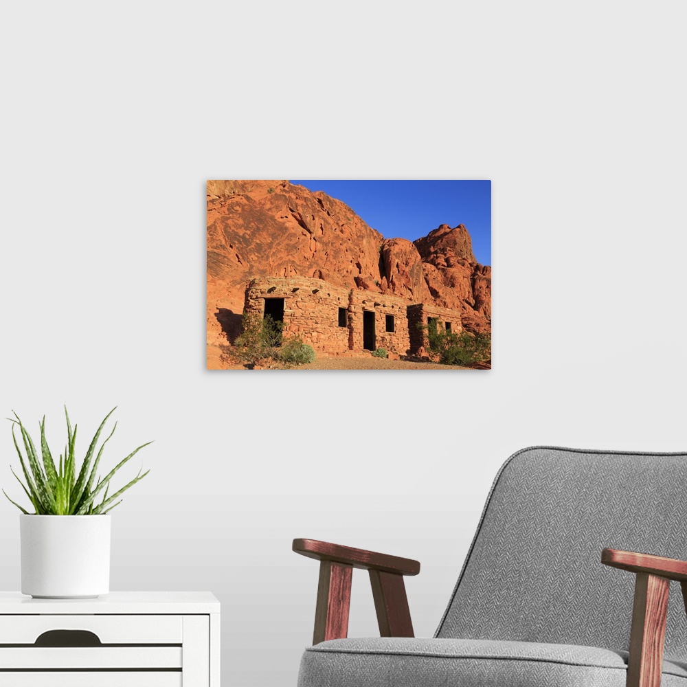 A modern room featuring The Cabins, Valley of Fire State Park, Overton, Nevada