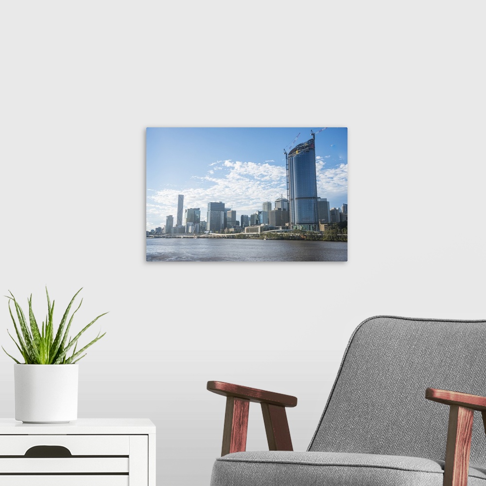 A modern room featuring The Central business district of Brisbane, Queensland, Australia