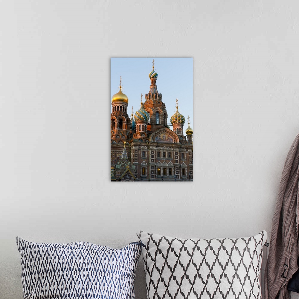 A bohemian room featuring The Church on the Spilled Blood, St. Petersburg, Russia