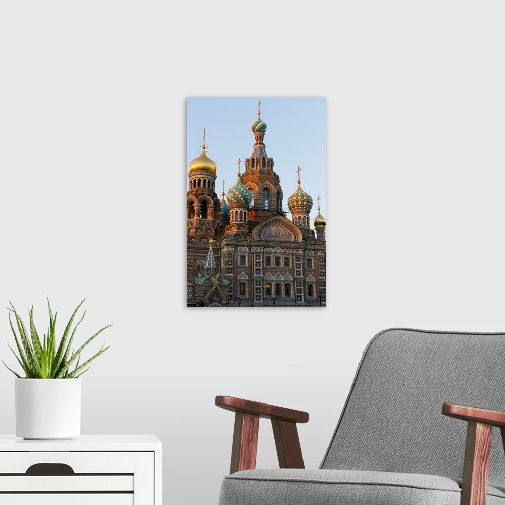 A modern room featuring The Church on the Spilled Blood, St. Petersburg, Russia