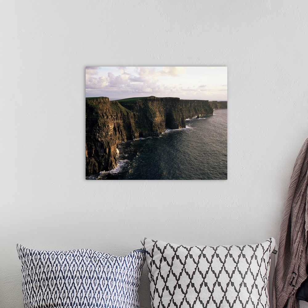 A bohemian room featuring The Cliffs of Moher, County Clare, Munster, Eire