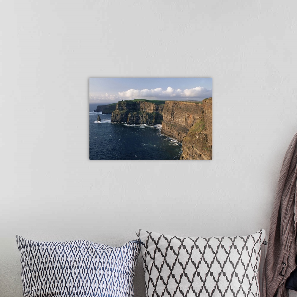 A bohemian room featuring The Cliffs of Moher, Munster, Eire (Republic of Ireland)