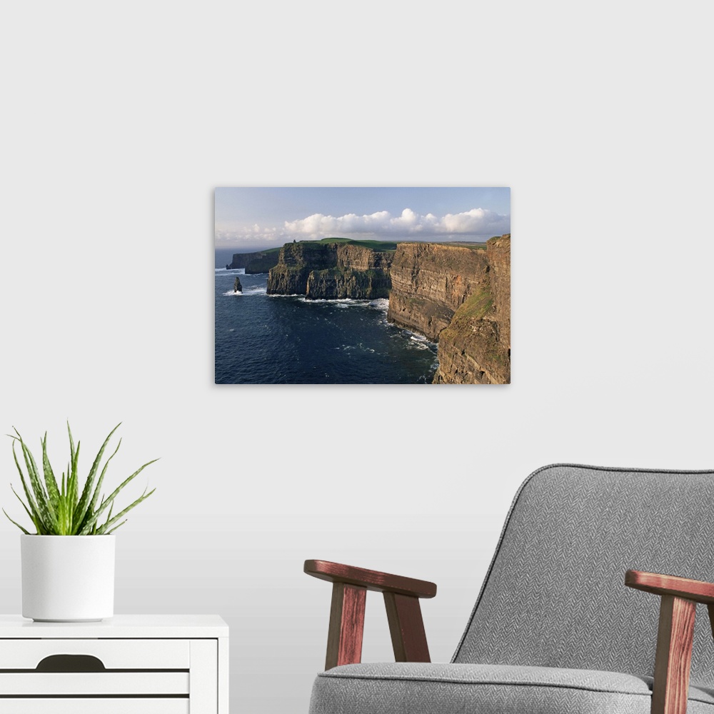 A modern room featuring The Cliffs of Moher, Munster, Eire (Republic of Ireland)