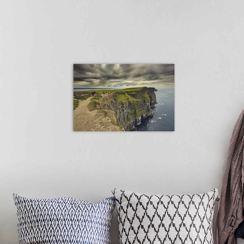 A bohemian room featuring The Cliffs of Moher, near Lahinch, County Clare, Munster, Republic of Ireland