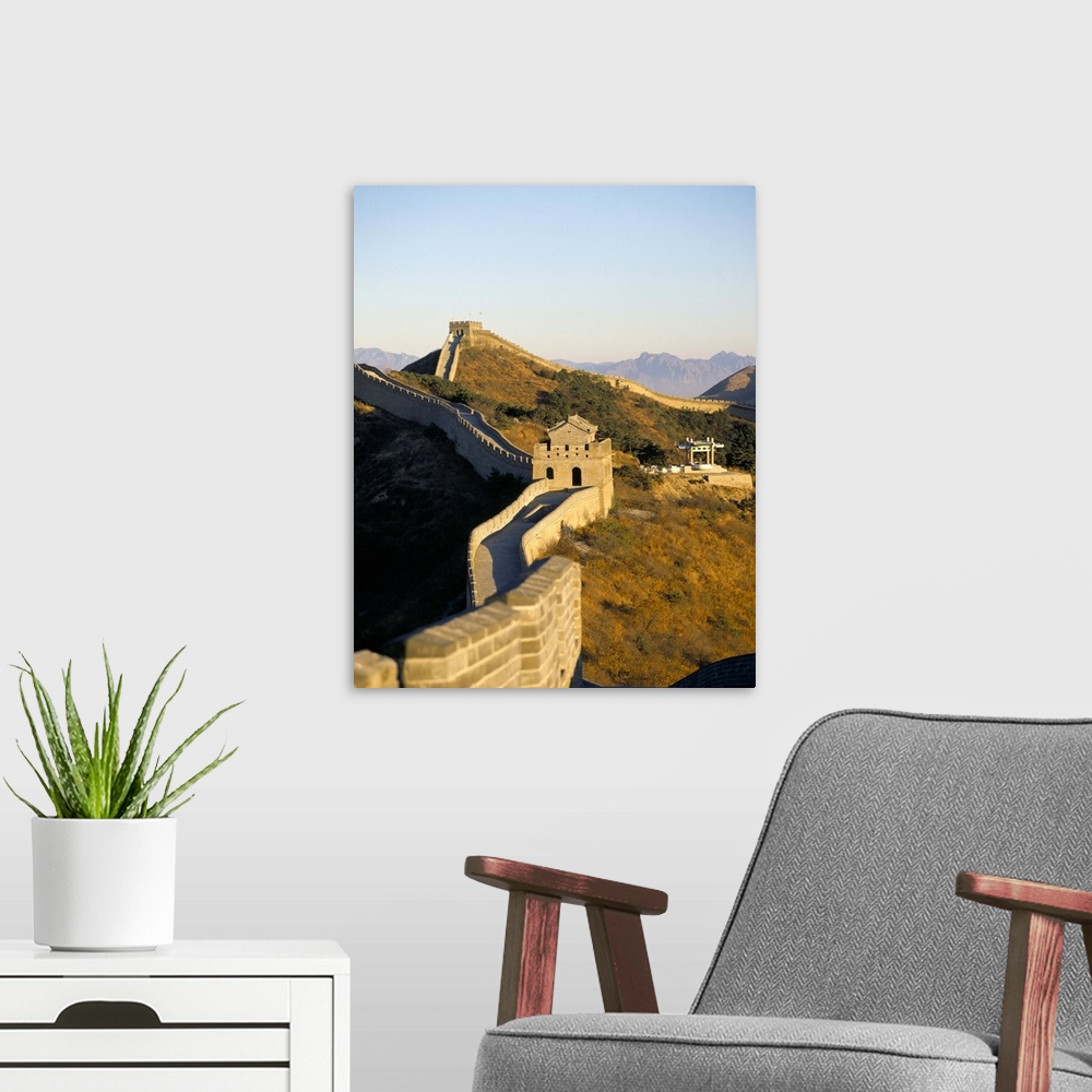 A modern room featuring The Great Wall of China, UNESCO World Heritage Site, China, Asia