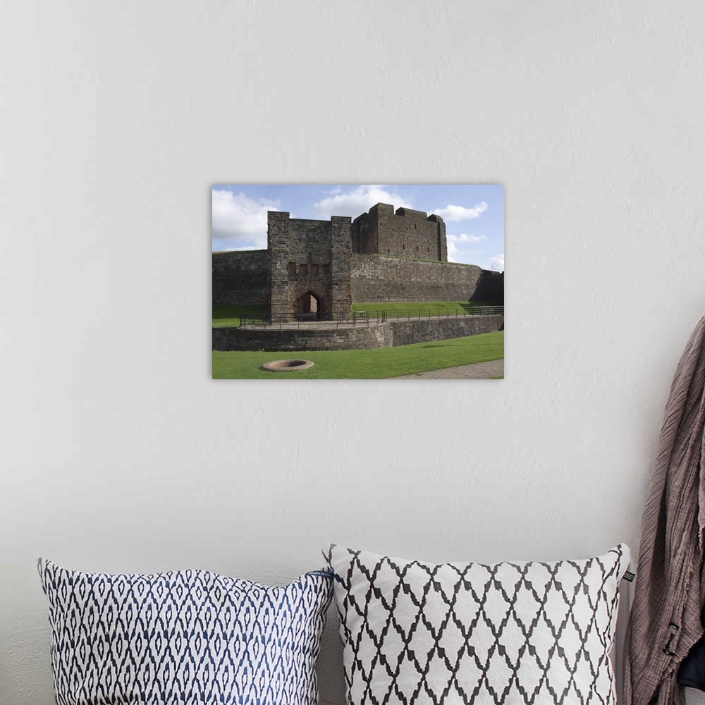 A bohemian room featuring The inner fortress, Carlisle Castle, Cumbria, England, United Kingdom, Europe