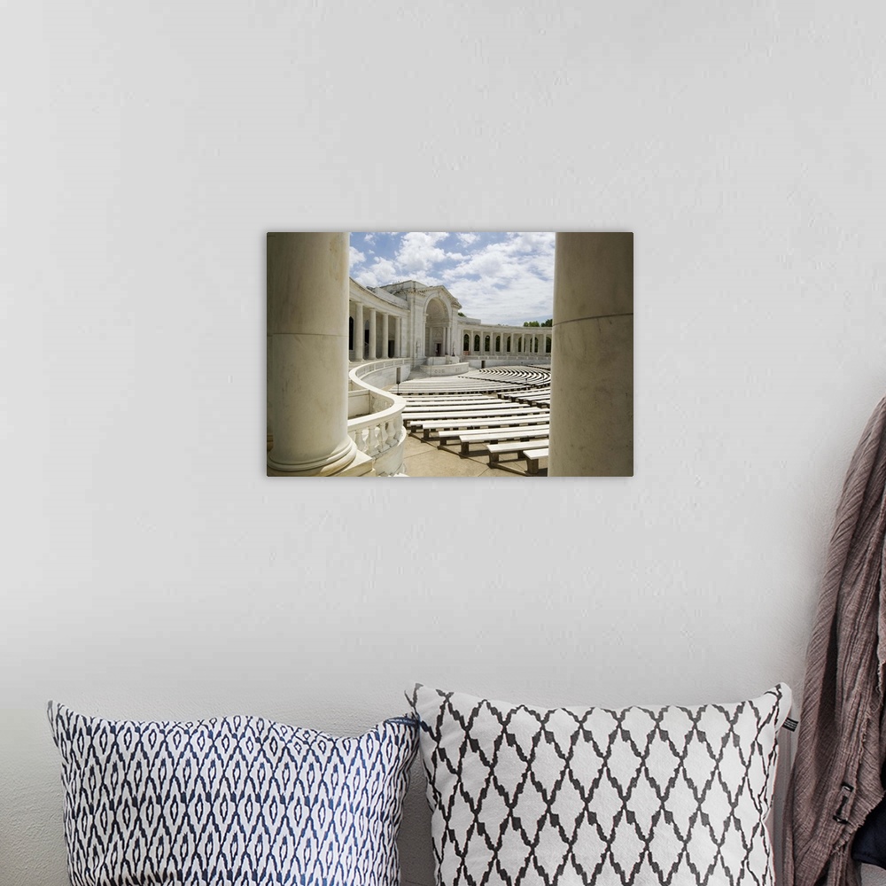 A bohemian room featuring The Memorial Amphitheatre, Arlington National Cemetery, Arlington, Virginia