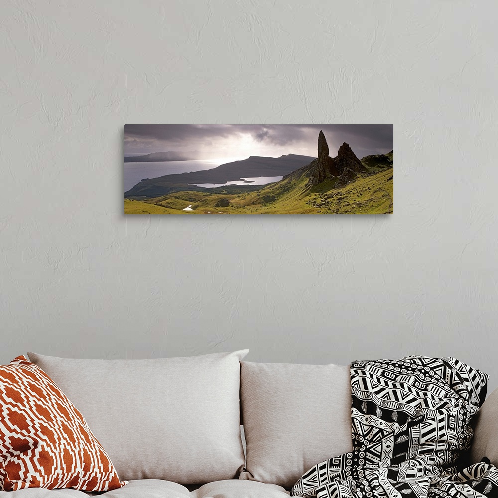 A bohemian room featuring The Old Man of Storr, Isle of Skye, Inner Hebrides, Scotland, UK