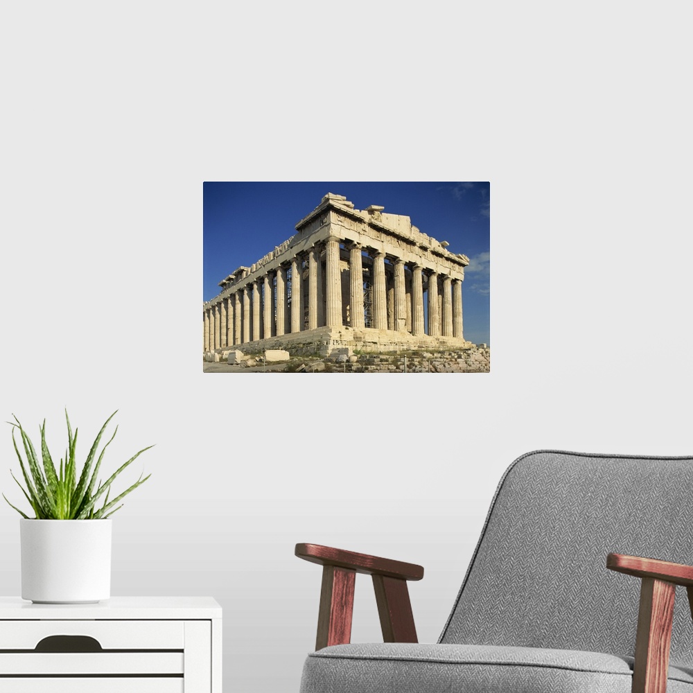 A modern room featuring The Parthenon, The Acropolis, Athens, Greece