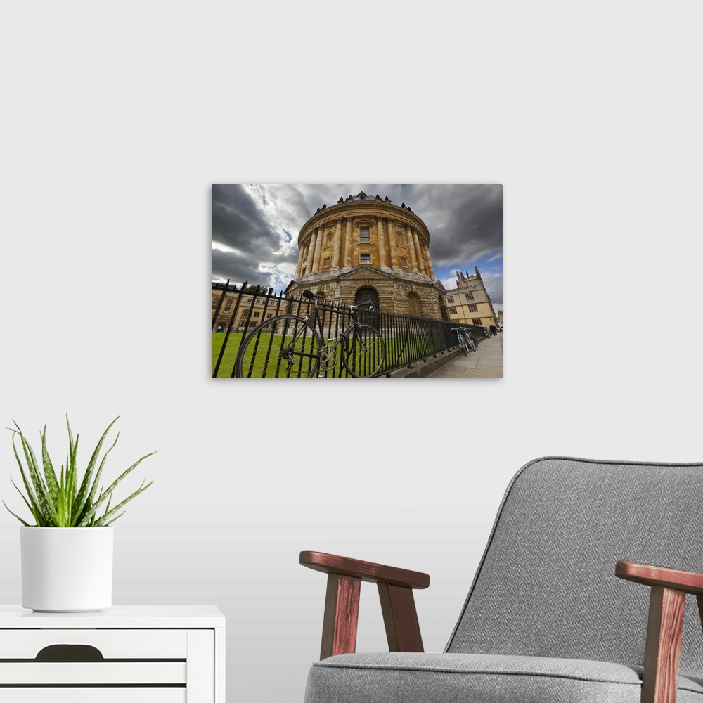 A modern room featuring The Radcliffe Camera, Oxford, Oxfordshire, England
