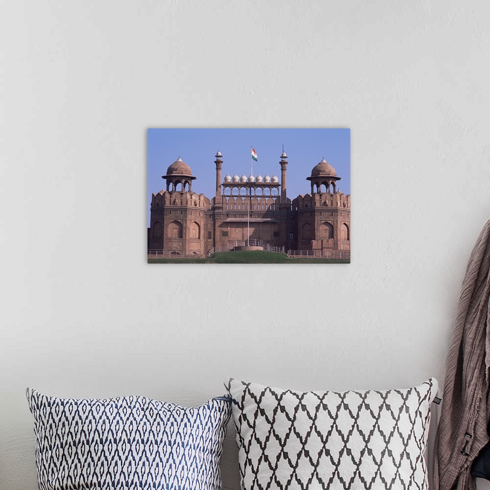 A bohemian room featuring The Red Fort, Delhi, India, Asia