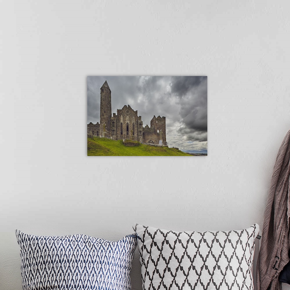 A bohemian room featuring The ruins of the Rock of Cashel, Cashel, County Tipperary, Munster, Republic of Ireland