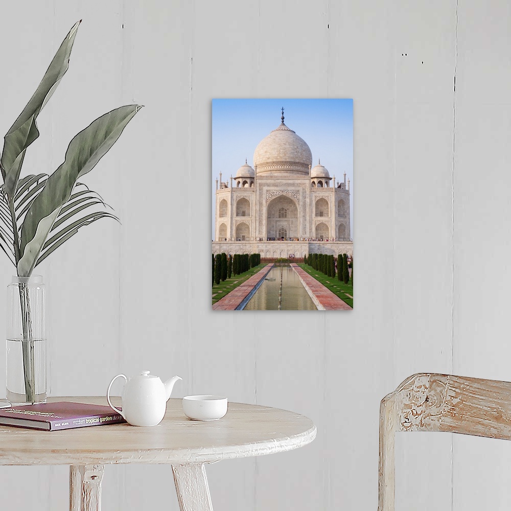 A farmhouse room featuring The Taj Mahal, UNESCO World Heritage Site, Agra, Uttar Pradesh, India, Asia.