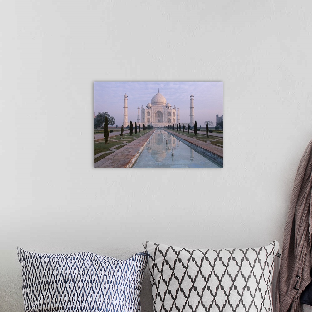 A bohemian room featuring The Taj Mahal, UNESCO World Heritage Site, Agra, Uttar Pradesh state, India, Asia