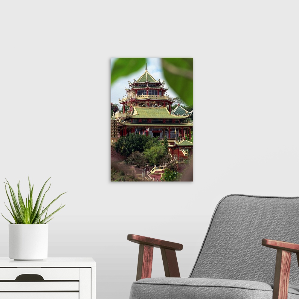 A modern room featuring The Taoist temple in Cebu City in the Philippines, Southeast Asia, Asia