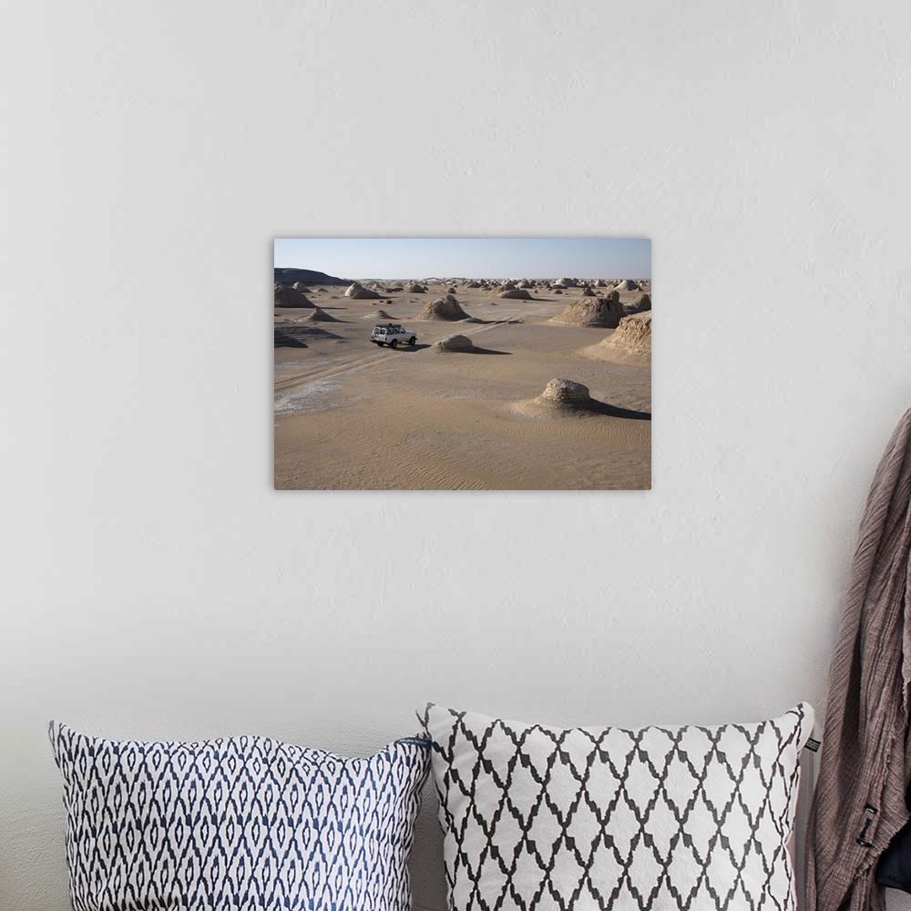 A bohemian room featuring The White Desert, Farafra Oasis, Egypt