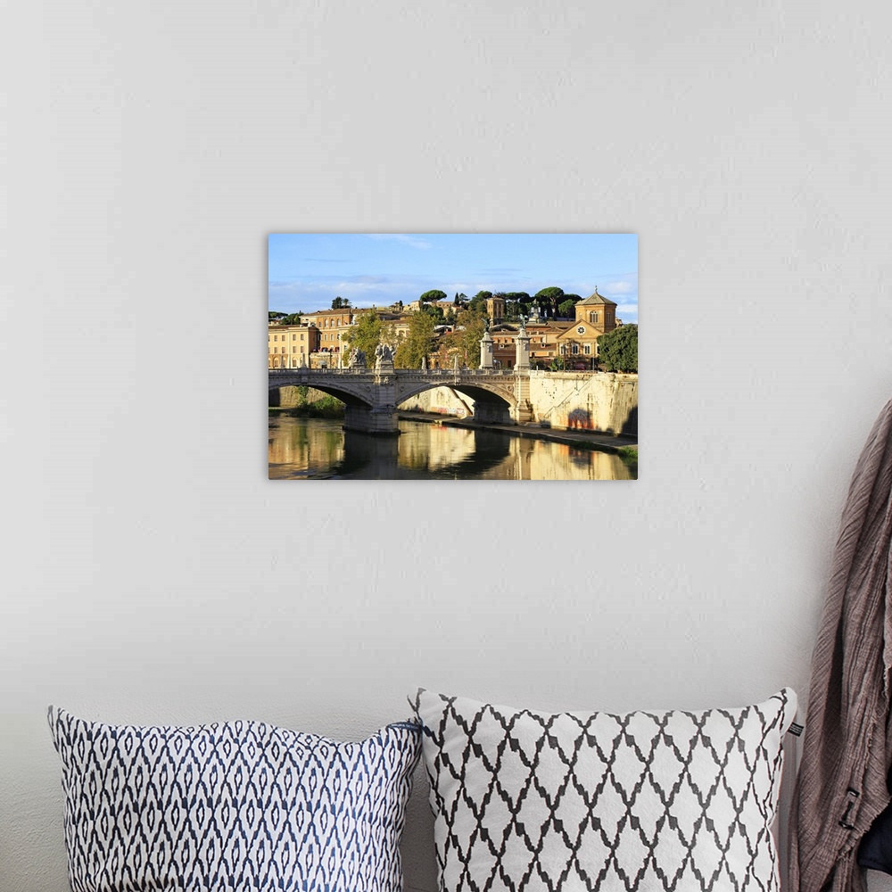 A bohemian room featuring Tiber River, Rome, Lazio, Italy