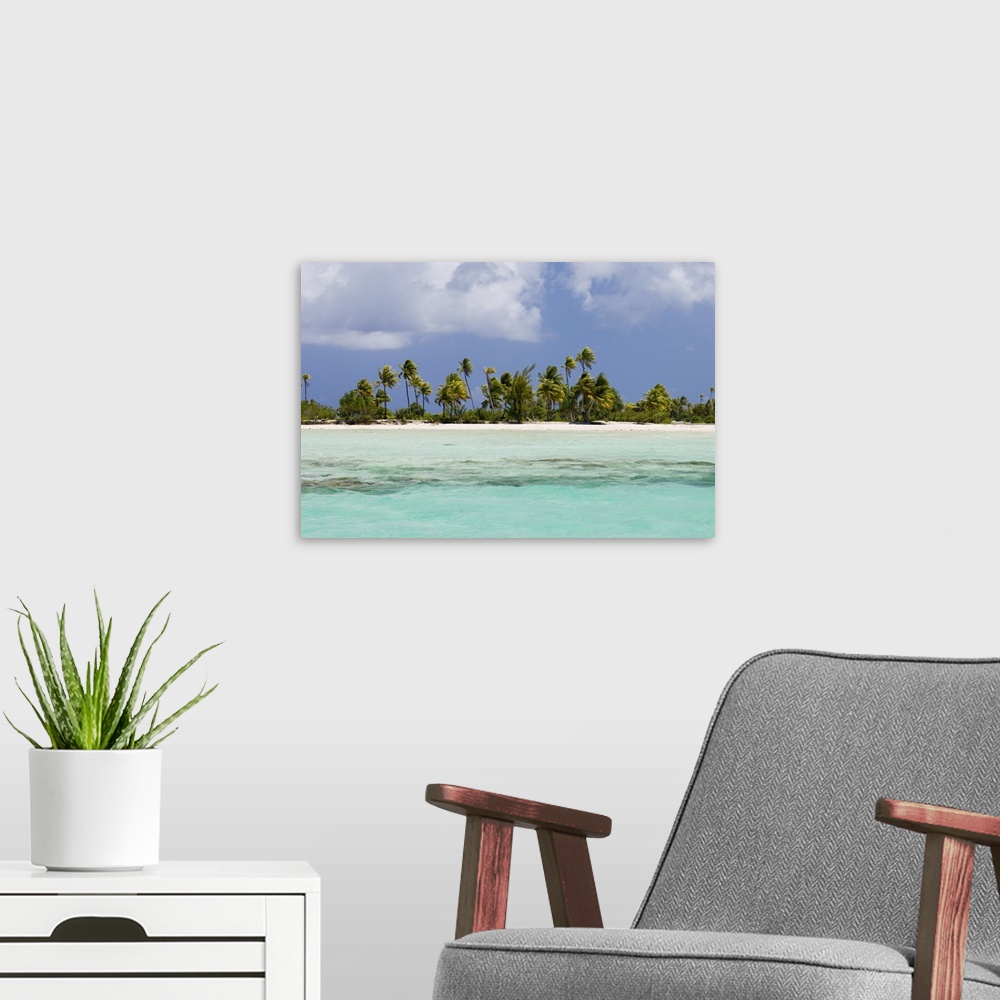 A modern room featuring Tikehau, Tuamotu Archipelago, French Polynesia, Pacific Islands