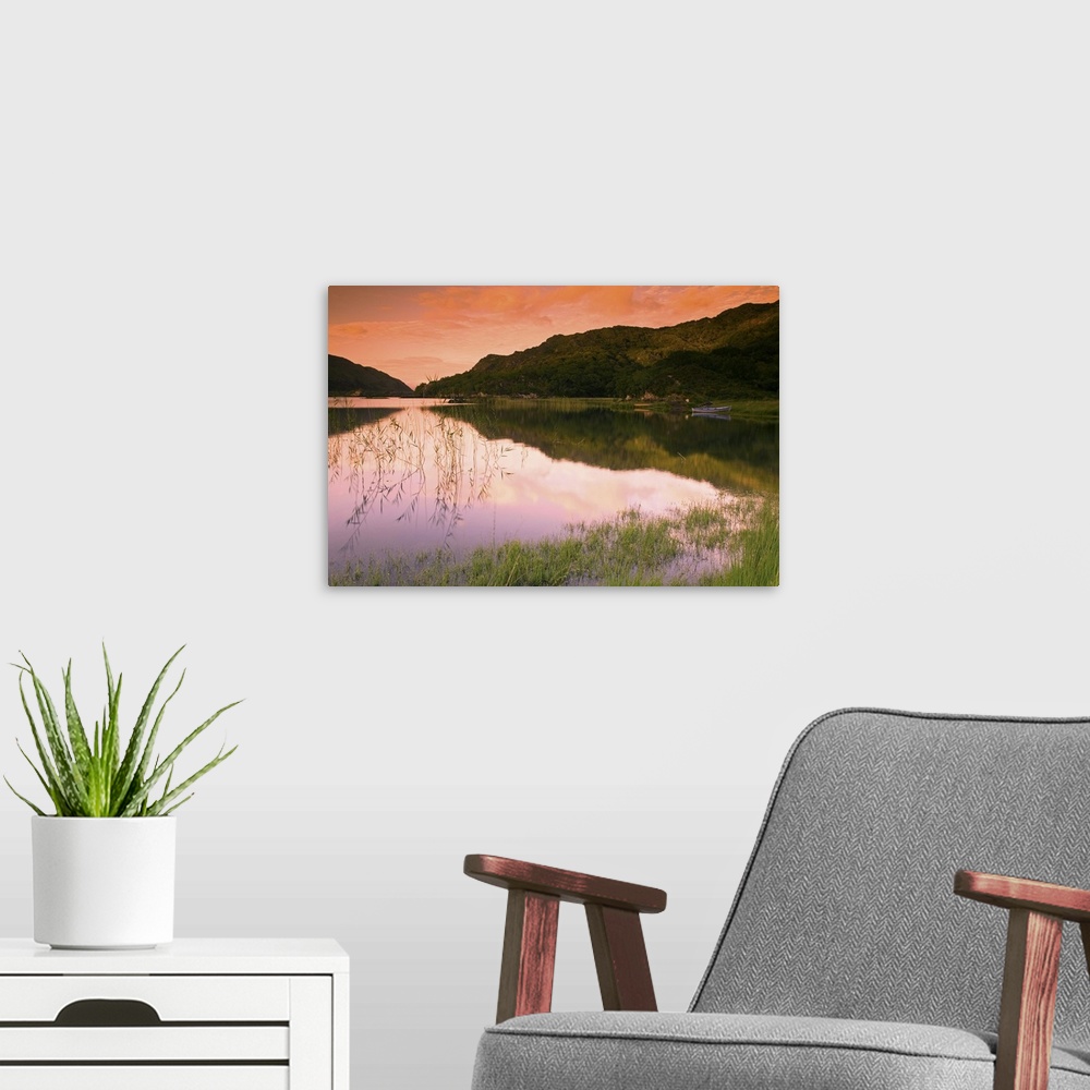 A modern room featuring Upper Lake, Killarney National Park, County Kerry, Munster, Republic of Ireland