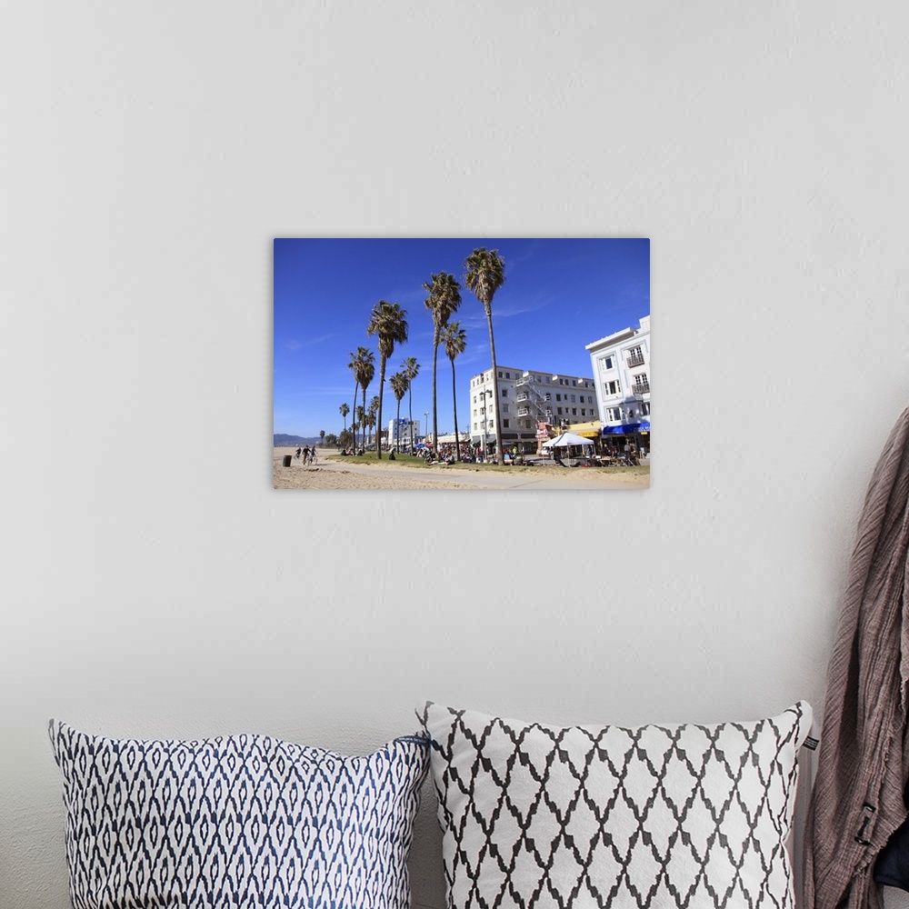 A bohemian room featuring Venice Beach, Los Angeles, California