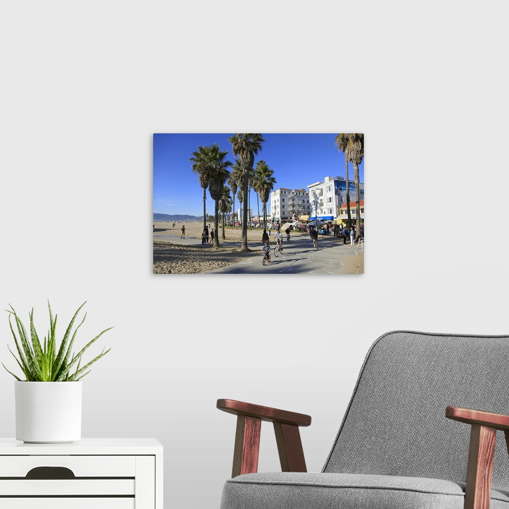A modern room featuring Venice Beach, Los Angeles, California, United States of America, North America