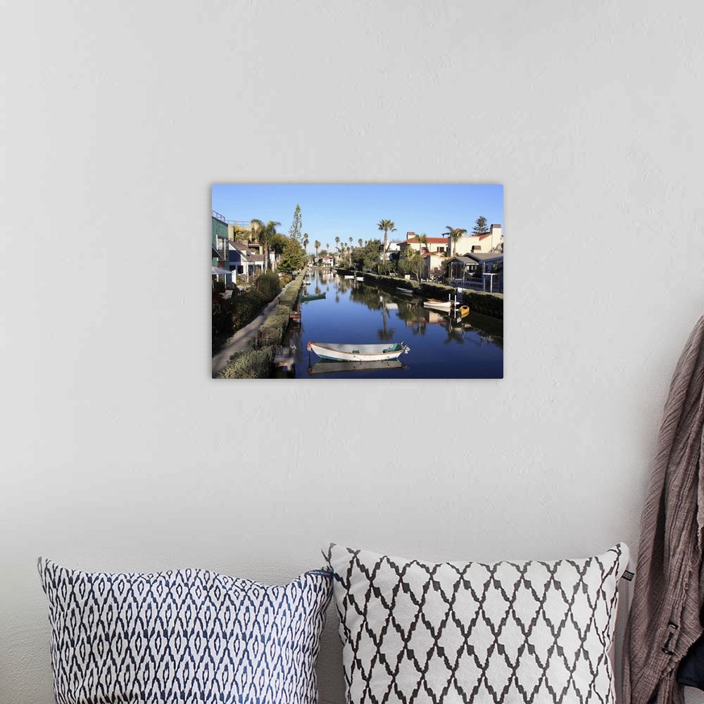 A bohemian room featuring Venice Canals, Venice Beach, Los Angeles, California
