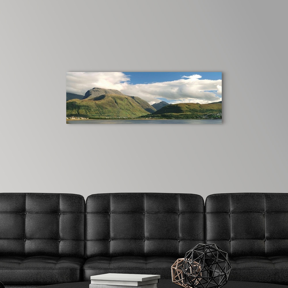 A modern room featuring View from Corpach towards Ben Nevis, Highland region, Scotland, UK