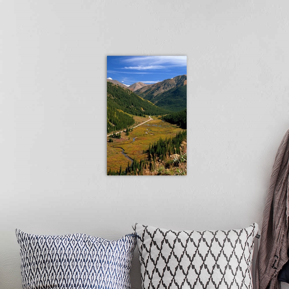A bohemian room featuring View from Independence Pass, Colorado, United States of America, North America