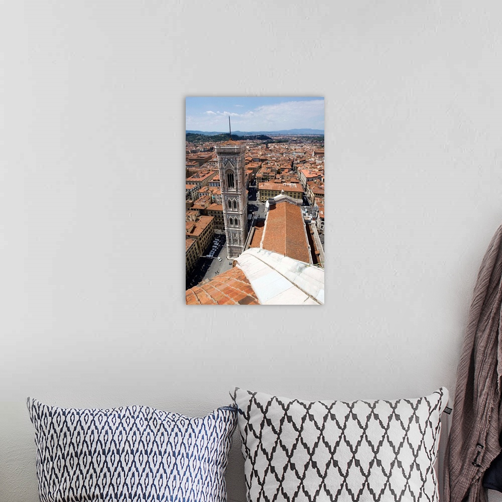 A bohemian room featuring View of Campanile from Duomo, Florence, Tuscany, Italy