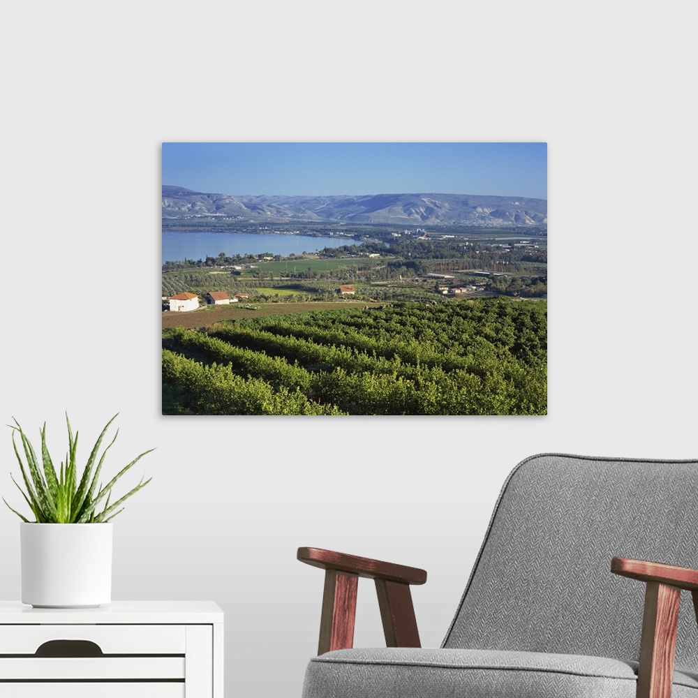 A modern room featuring View of the Sea of Galilee, Zemakh area, Israel, Middle East