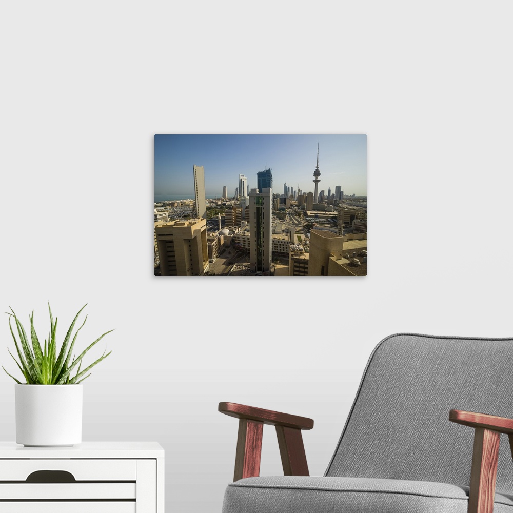 A modern room featuring View over Kuwait City, Kuwait