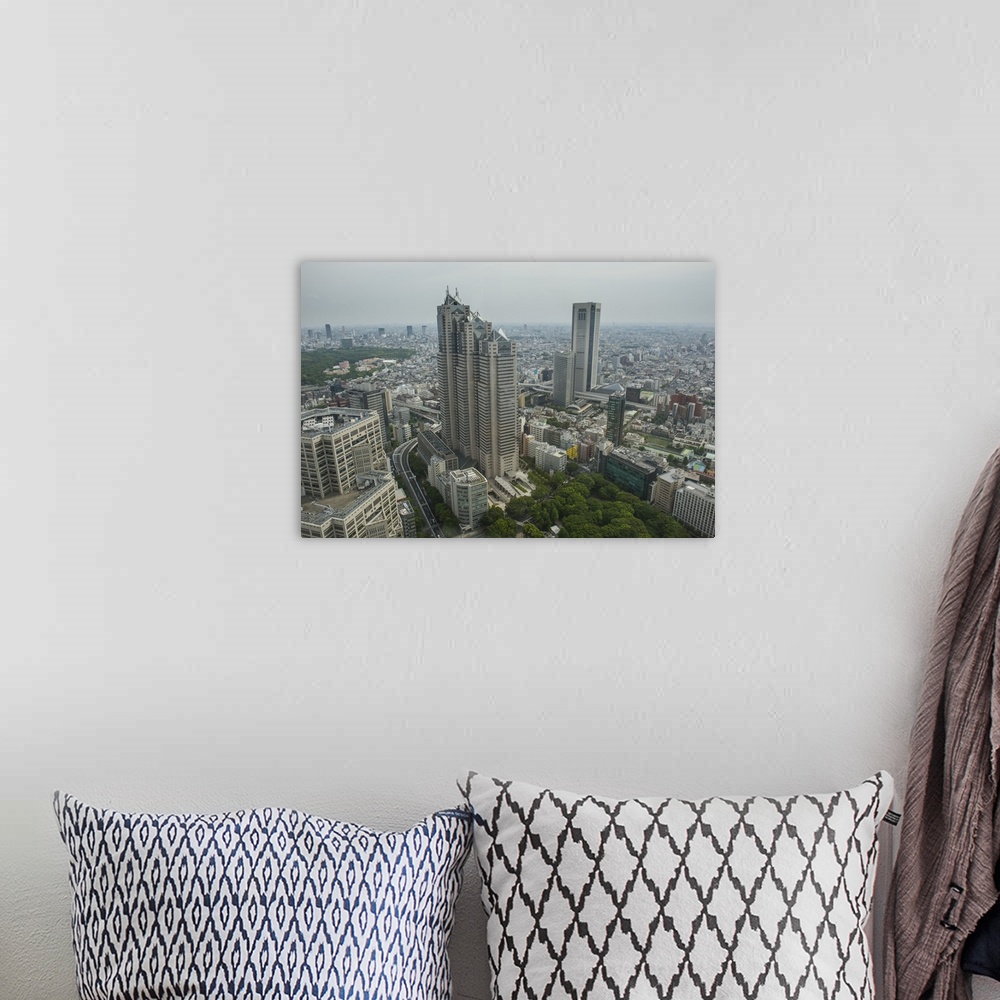 A bohemian room featuring View over Tokyo from the town hall, Shinjuku, Tokyo, Japan